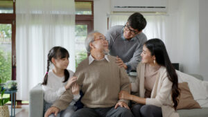 asian,elderly,senior,male,grandpa,sitting,at,sofa,couch,at